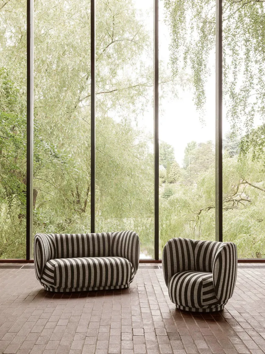 Rico Sofa 2-seater Cilla Taupe fra Ferm Living