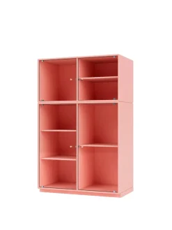 Ripple III Vitrineskab, inkl. sokkel fra Montana