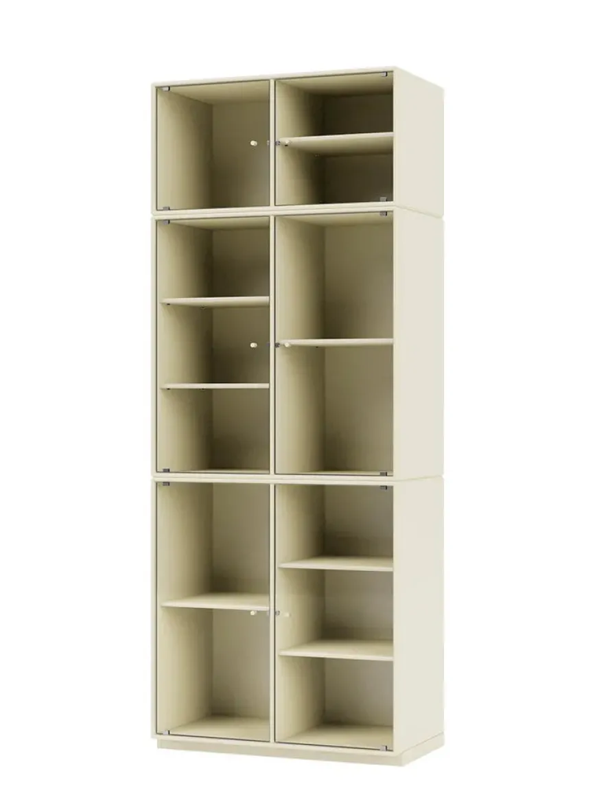 Ripple IV Vitrineskab, inkl. sokkel fra Montana