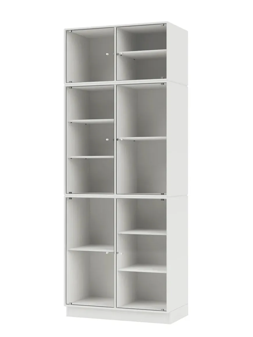 Ripple IV Vitrineskab, inkl. sokkel fra Montana