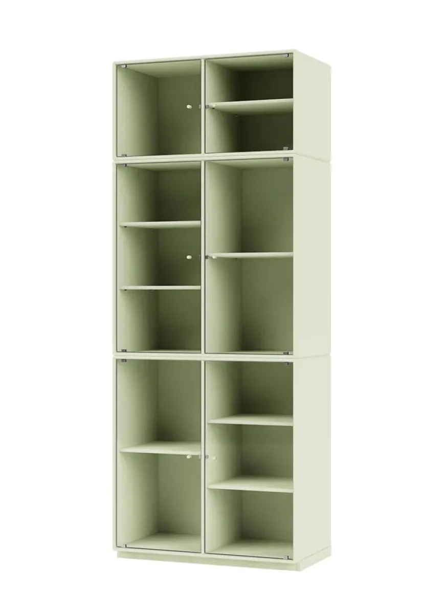 Ripple IV Vitrineskab, inkl. sokkel fra Montana