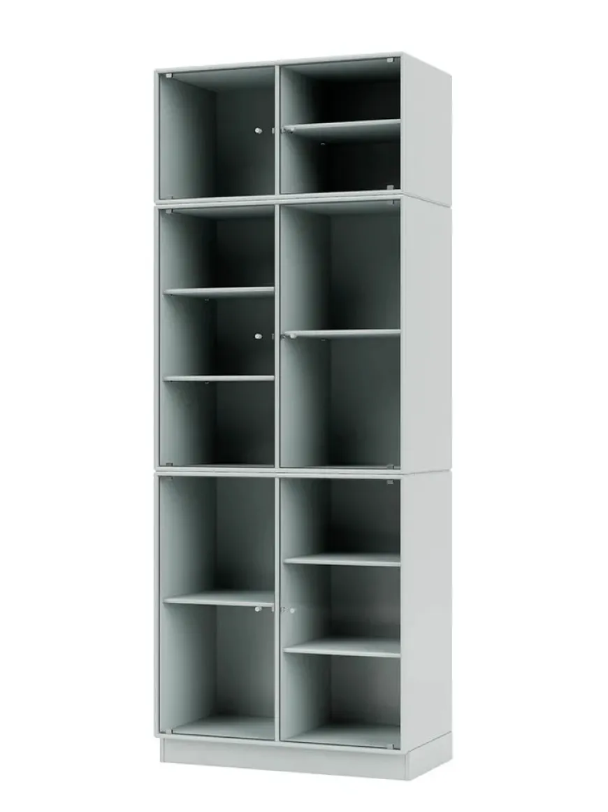 Ripple IV Vitrineskab, inkl. sokkel fra Montana