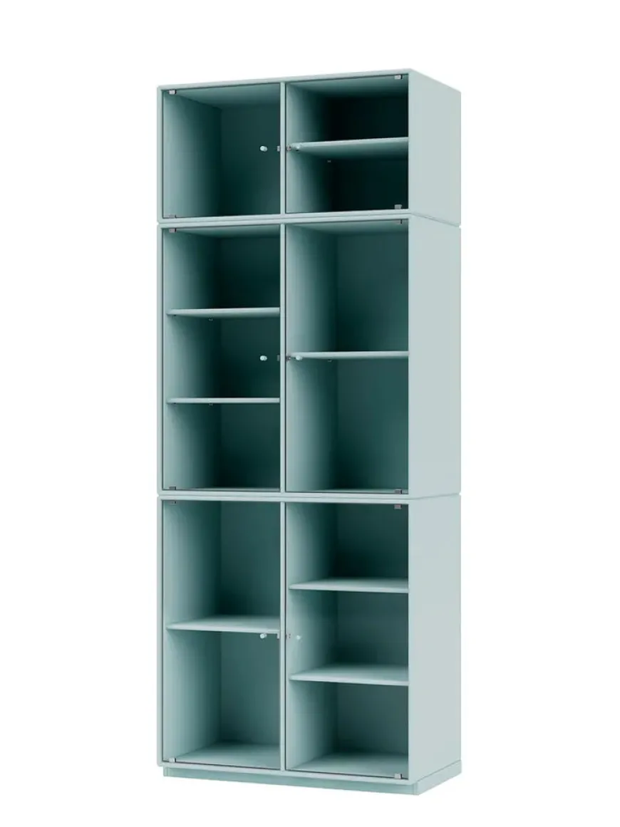 Ripple IV Vitrineskab, inkl. sokkel fra Montana