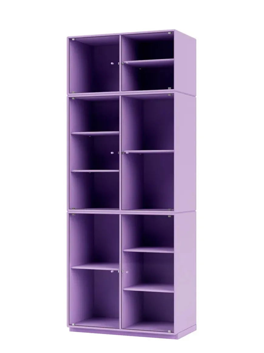 Ripple IV Vitrineskab, inkl. sokkel fra Montana