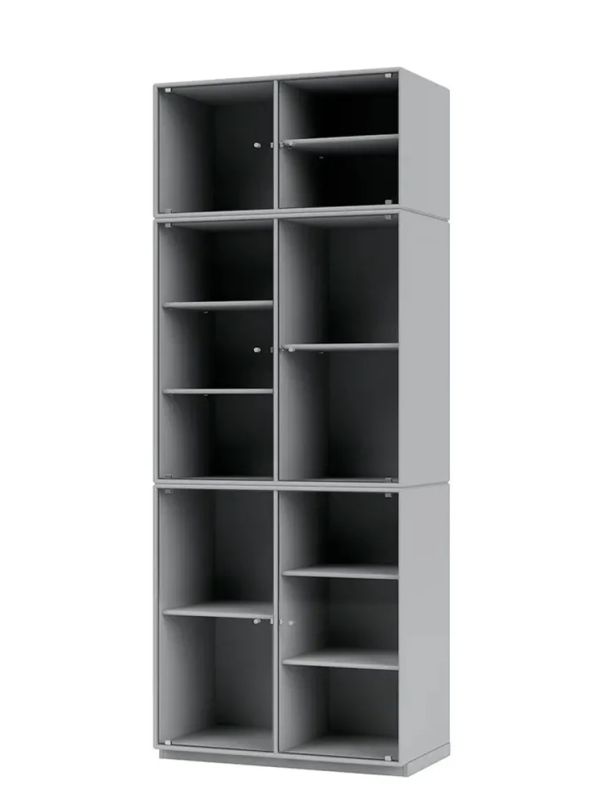 Ripple IV Vitrineskab, inkl. sokkel fra Montana