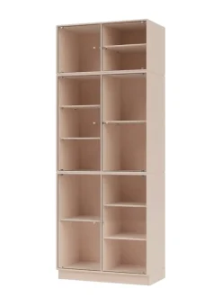 Ripple IV Vitrineskab, inkl. sokkel fra Montana