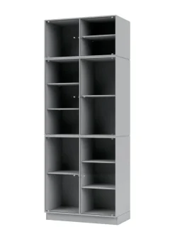 Ripple IV Vitrineskab, inkl. sokkel fra Montana