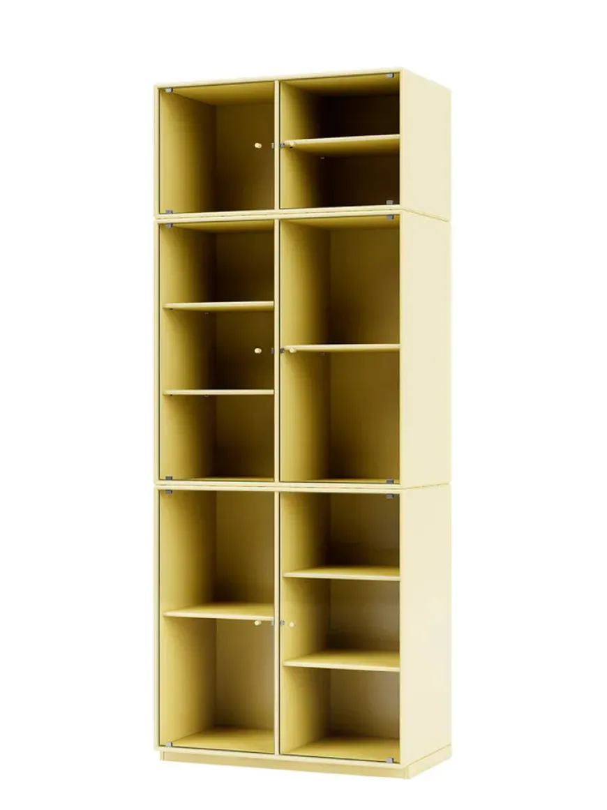 Ripple IV Vitrineskab, inkl. sokkel fra Montana