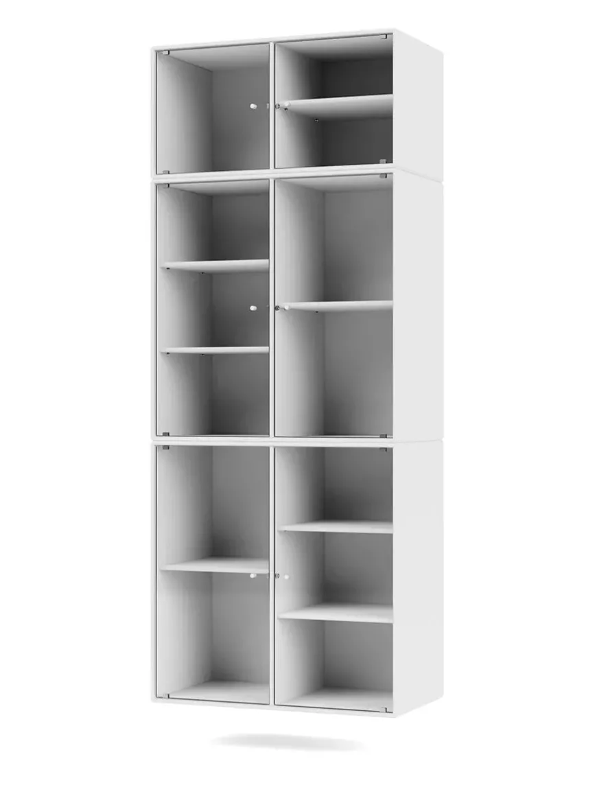 Ripple IV Vitrineskab, inkl. sokkel fra Montana