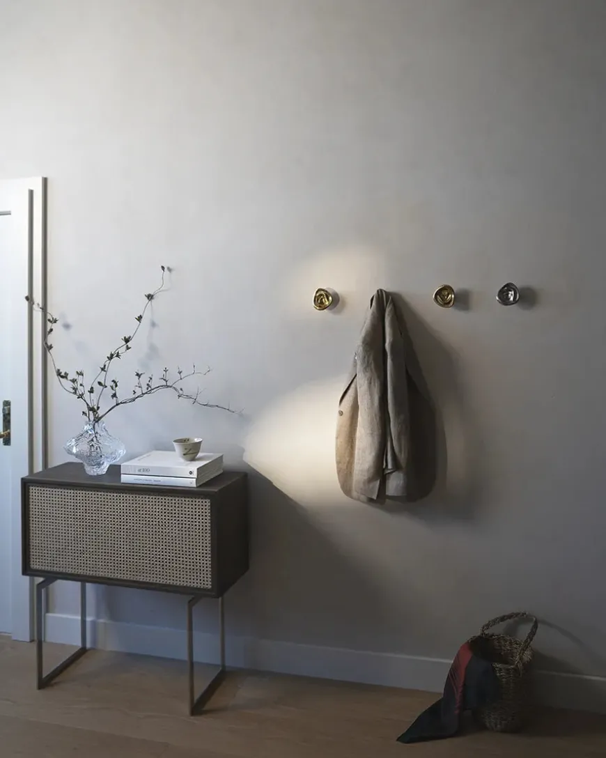 Ripple Knob Large, silver fra Hein Studio