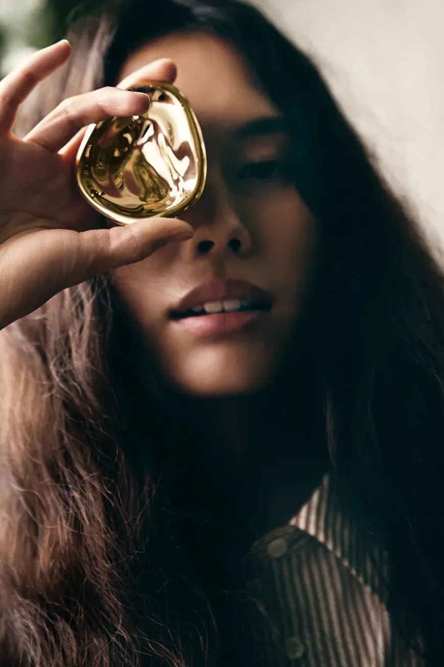 Ripple Knob Large, silver fra Hein Studio