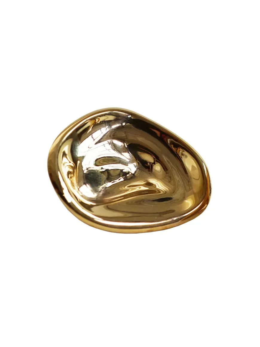 Ripple Knob Small, gold fra Hein Studio