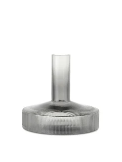 Ripple Wine Carafe, smoked grey fra Ferm Living