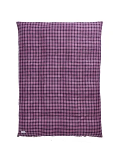 Rodeo Duvet Cover, neon pink check fra Magniberg