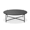 Round Coffee Table 90, sort marmor fra HANDVÄRK