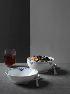 Royal Copenhagen Blå Mega Riflet, portionsskål 35 cl