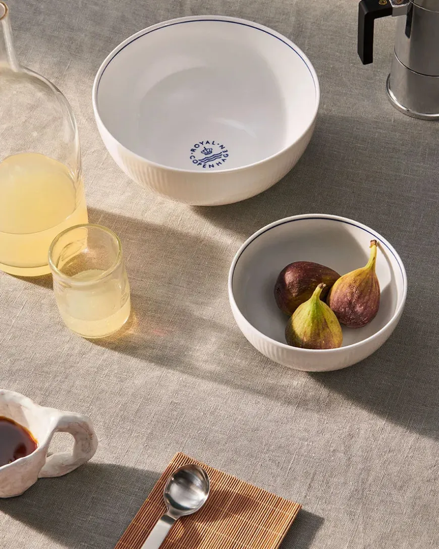 Royal Copenhagen Blå Mega Riflet, skål 15 cm