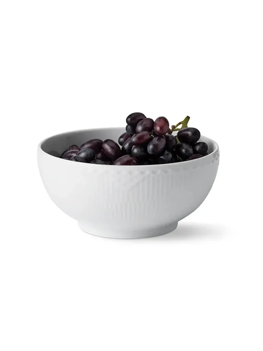 Royal Copenhagen Blå Mega Riflet, skål 18 cm