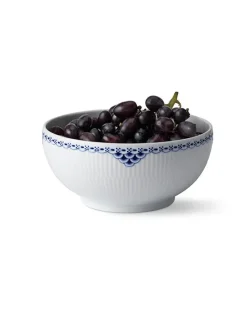 Royal Copenhagen Blå Mega Riflet, skål 18 cm