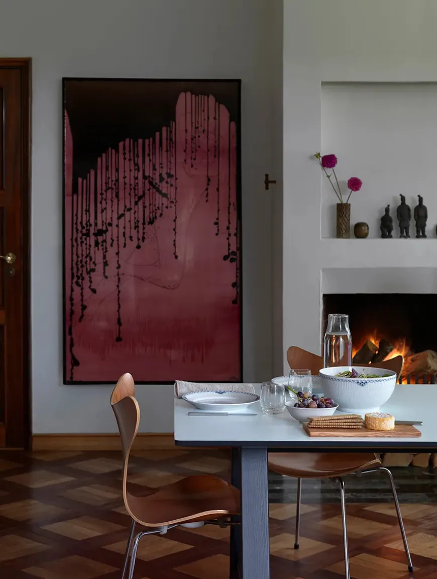 Royal Copenhagen Blå Mega Riflet, skål 24 cm