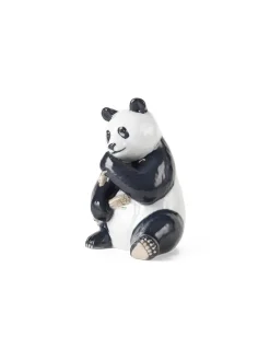 Royal Copenhagen Figurine Panda, spisende 18 cm