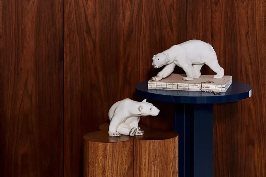 Royal Copenhagen Figurine Panda, spisende 18 cm