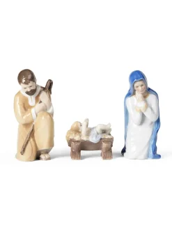 Royal Copenhagen Figurine Krybbespil, Josef, Maria & Jesusbarnet