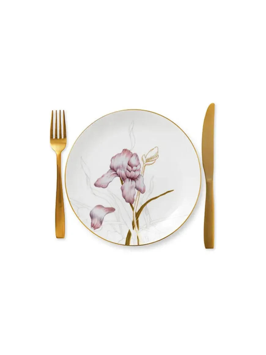 Royal Copenhagen Flora tallerken 22 cm, Iris