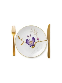 Royal Copenhagen Flora tallerken 22 cm, Stedmoderblomst