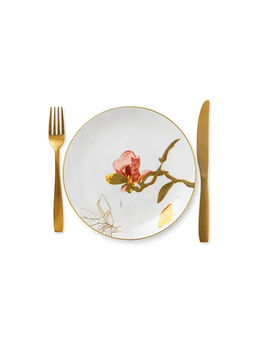 Royal Copenhagen Flora tallerken 22 cm, Stedmoderblomst