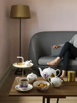 Royal Copenhagen Flora tekande med låg, Snerle