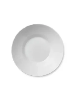 Royal Copenhagen Hvid Elements, dyb tallerken 25 cm