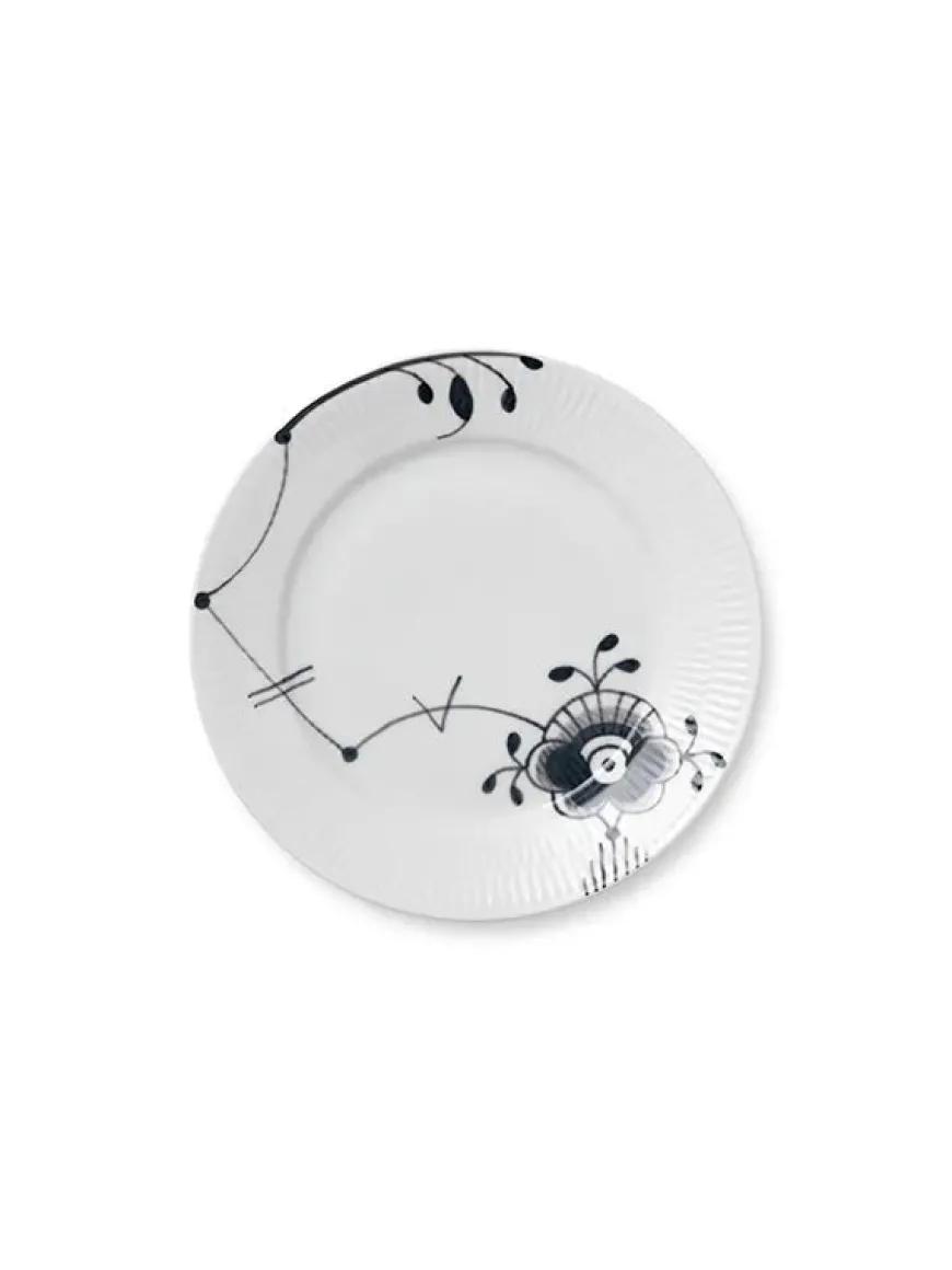 Royal Copenhagen Hvid Elements, tallerken 22 cm