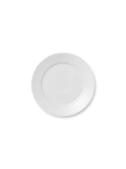 Royal Copenhagen Hvid Elements, tallerken 22 cm