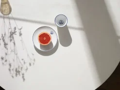 Royal Copenhagen Hvid Halvblonde, tallerken 19 cm