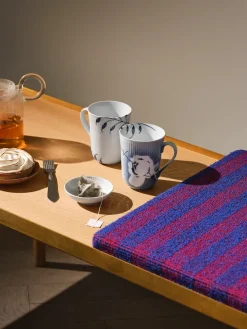 Royal Copenhagen Hvid Riflet, skål 9 cl 2-pak