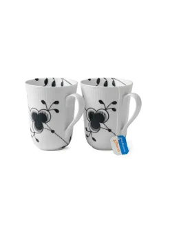 Royal Copenhagen Hvid Riflet, 2-pak kurs 33 cl