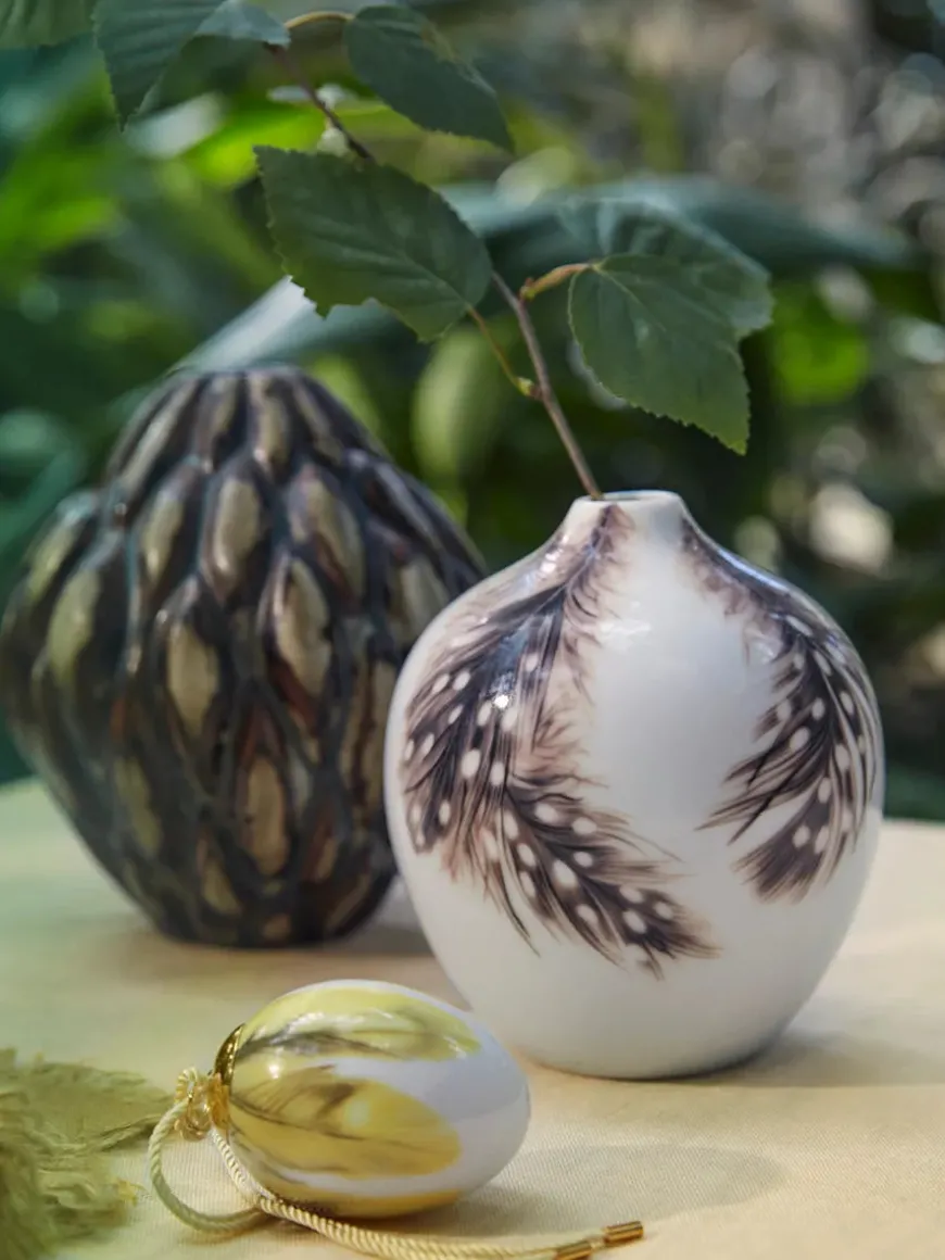 Royal Copenhagen Perlehøne Vase 2025