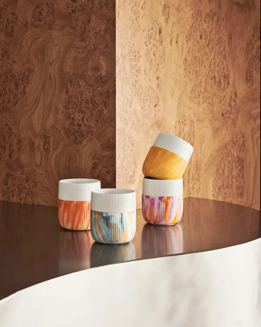 Royal Copenhagen Riflet Contrast Marble, Morning Sky 35 cl