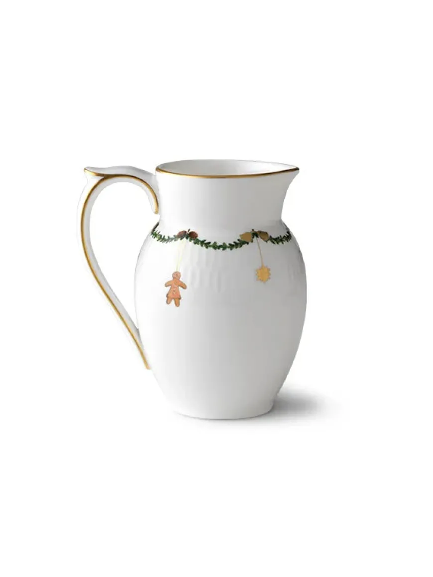 Royal Copenhagen Stjerne Riflet Jul, flødekande 39 cl