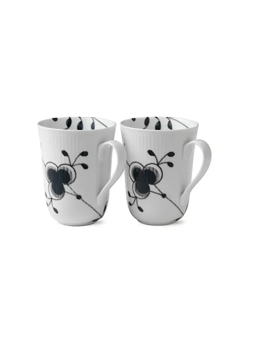 Royal Copenhagen Stjerne Riflet Jul, 2-pak krus 33 cl