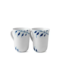 Royal Copenhagen Stjerne Riflet Jul, 2-pak krus 33 cl