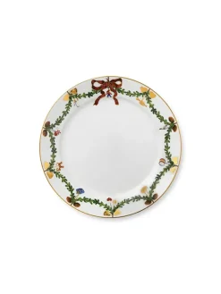 Royal Copenhagen Stjerne Riflet Jul, tallerken 27 cm