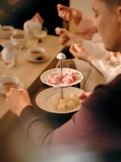 Royal Copenhagen Stjerne Riflet Jul, étagère 23 cm