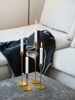 Saturn Lysestage, messing fra Piet Hein