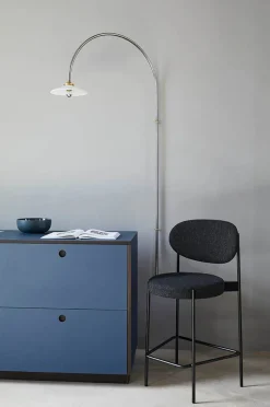 Serie 430 barstol, sort af Verner Panton