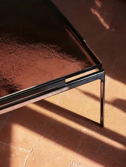 Sett LN13 Sofabord, bianco carrara marble/chrome fra &Tradition