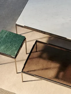 Sett LN13 Sofabord, smoked glass/chrome fra &Tradition