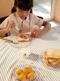 Siva Printed Tableware Set, peach/sea shell fra Liewood