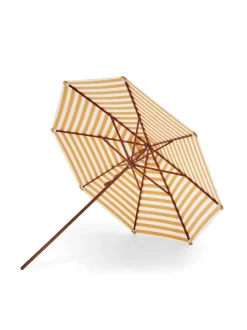 Skagerak Messina Parasol Ø270, Golden Yellow Stripes fra Fritz Hansen